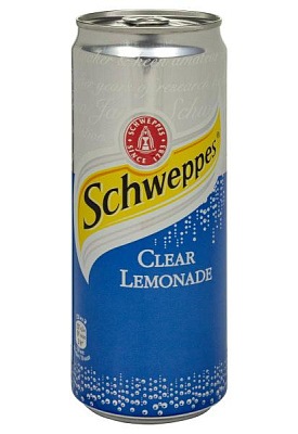 напиток schweppes clear lemonade ж/б 0.33 л