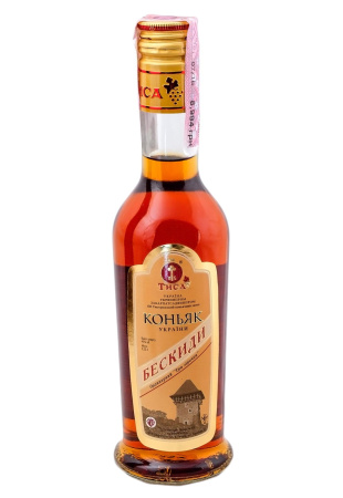 Коньяк Бескиди 3 года 0.25 л