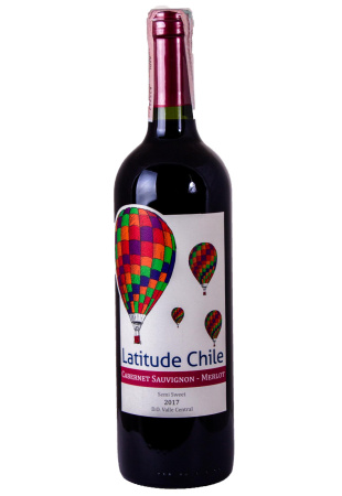Latitude Chile Cabernet Sauvignon Merlot Полусладкое 0.75 л фото Latitude Chile Cabernet Sauvignon Merlot Полусладкое 0.75 л