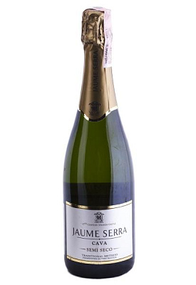 cava jaume serra semi seco белое полусухое 0.75 л