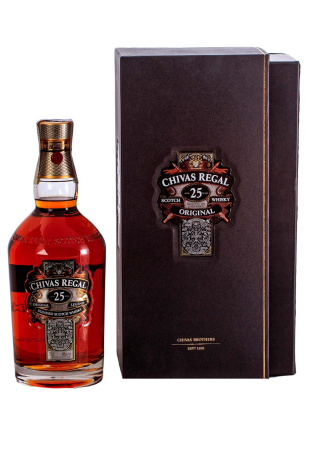 Виски Chivas Regal 25 y.o. в коробке 0.75 л