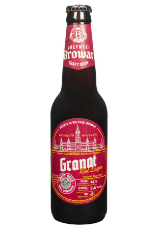 Пиво Granat полутемное н/ф 5,4% 0.35 л