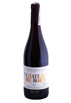 Brotte S.A. Chateau de Bord Cotes du Rhone Красное 0.75 л brotte s.a. chateau de bord cotes du rhone красное 0.75 л