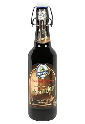 пиво mоnchshof schwarzbier 4,9% стекло 0.5 л