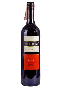 Graffigna Clasico Malbec Красное Сухое 0.75 л graffigna clasico malbec красное сухое 0.75 л