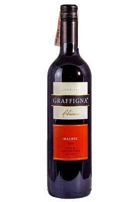 graffigna clasico malbec красное сухое 0.75 л