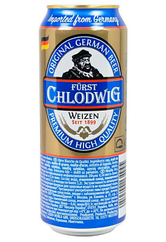 Пиво Furst Chlodwig Weizen 5,2% ж/б 0.5 л пиво furst chlodwig weizen 5,2% ж/б 0.5 л