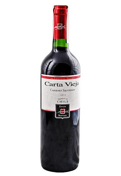 Carta Vieja Cabernet Sauvignon Червоне Сухе 0.75 л carta vieja cabernet sauvignon красное сухое 0.75 л