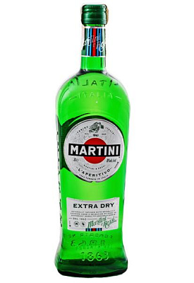 вермут martini extra dry белый сухой 1 л