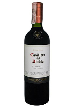 Casillero del Diablo Carmenere Красное Сухое 0.75 л casillero del diablo carmenere красное сухое 0.75 л