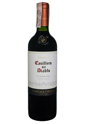 casillero del diablo carmenere красное сухое 0.75 л