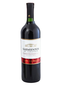 Cabernet Sauvignon Sarmientos de Tarapaca Червоне Сухе 0.75 cabernet sauvignon sarmientos de tarapaca красное сухое 0.75