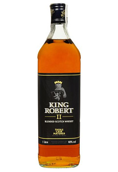 Виски King Robert II Blended Scotch 1 л виски king robert ii blended scotch 1 л