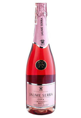 cava jaume serra rosado вrut розовое 0.75 л