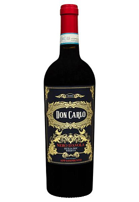 don carlo nero d'avola riserva 2020 красное полусухое 0.75 л 