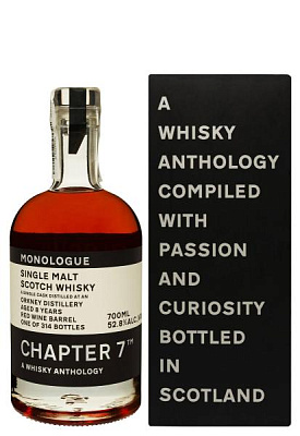 виски monologue single malt scotch orkney 8 yo в коробке 0.7 л 