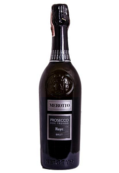 Merotto Raye Prosecco DOC Treviso Brut Біле Брют 0.75 л merotto raye prosecco doc treviso brut белое брют 0.75 л