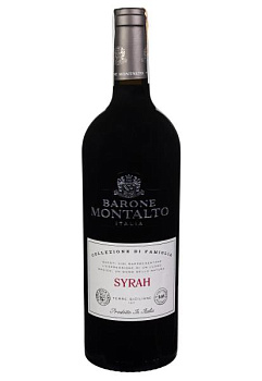 Baron Montalto Syrah Collezione di Famiglia IGP Красное Сухое 0.75л baron montalto syrah collezione di famiglia igp красное сухое 0.75л