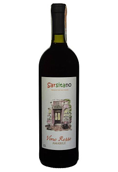 Sarsitano Vino Rosso Amabile Красное Полусладкое NEW 0.75 л sarsitano vino rosso amabile красное полусладкое new 0.75 л
