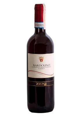 zeni bardolino classico красное сухое 0.75 л