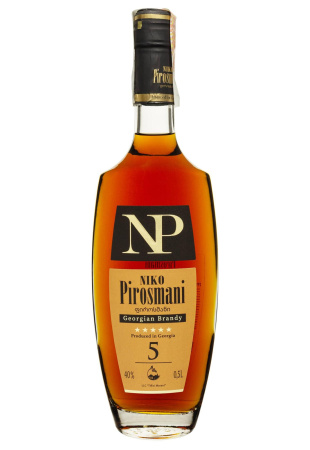 Бренди Niko Pirosmani 5 лет 0.5 л