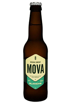 Пиво Blanche MOVA світле 0.33 л  пиво blanche mova светлое 0.33 л