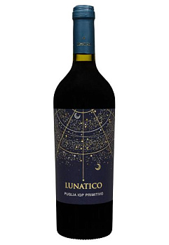 Lunatico Primitivo Puglia IGP 2021 Красное Полусухое 0.75 л lunatico primitivo puglia igp 2021 красное полусухое 0.75 л