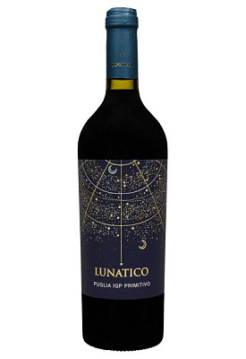 lunatico primitivo puglia igp 2021 красное полусухое 0.75 л