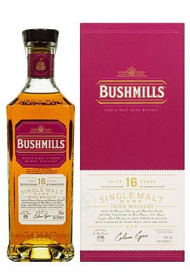 виски bushmills single malt 16 y.o. 0.7 л