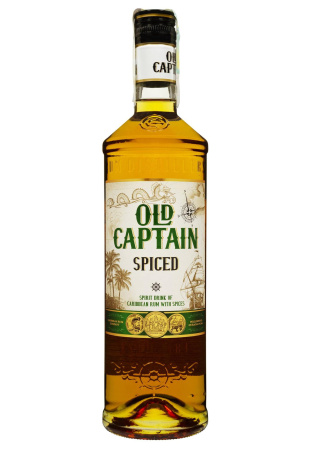 Ром Old Captain Caribbean Spiced 0.7 л  фото Ром Old Captain Caribbean Spiced 0.7 л