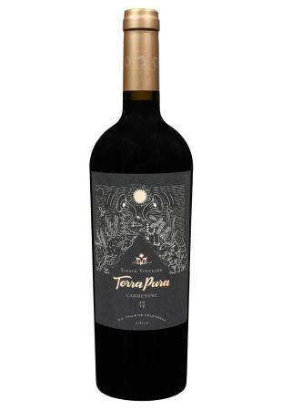 Terra Pura Carmenere Single Vineyard Красное Сухое 0.75 л 