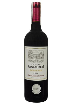 Chateau Fontaubert 2018 Bordeaux Красное Сухое 0.75 л chateau fontaubert 2018 bordeaux красное сухое 0.75 л