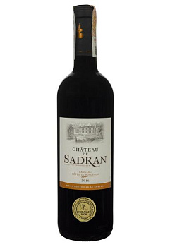 Chateau de Sadran 2016 Bordeaux Красное Сухое 0.75 л chateau de sadran 2016 bordeaux красное сухое 0.75 л