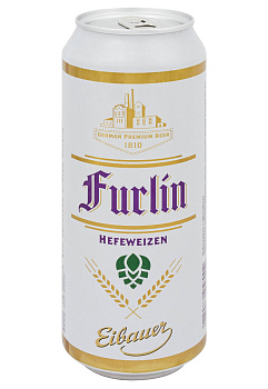 Пиво Furlin Hefeweizen Eibauer пшеничное ж/б 0.5 л пиво furlin hefeweizen eibauer пшеничное ж/б 0.5 л