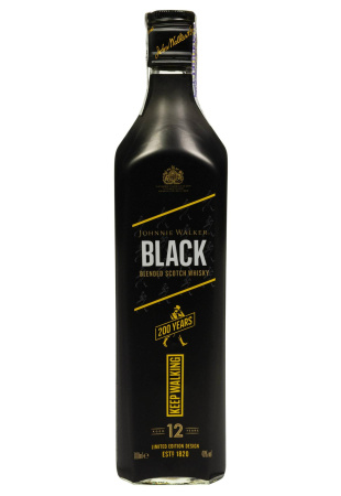 Виски Johnnie Walker Black Label Icon 12 y.o. 0.7 л