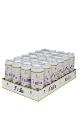 Упаковка Пиво Furlin Hefeweizen Eibauer ( Пшеничное ж/б 0.5 л 24 шт )