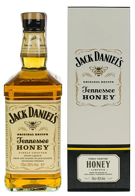 виски jack daniels tennessee honey в металлической коробке 0.7 л