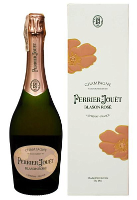 шампанское perrier jouet blason rose в коробке 0.75 л 