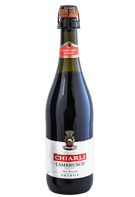 chiarli lambrusco rosso красное сладкое 0.75 л