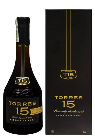 Бренди Torres 15 лет 0.7 л фото Бренди Torres 15 лет 0.7 л