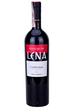 Monte del Fra Corvina Lena 2016 IGT Червоне Сухе 0.75 л monte del fra corvina lena 2016 igt красное сухое 0.75 л