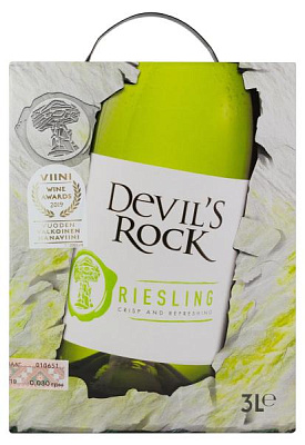 devil`s rock riesling qualitatswein pfalz полусухое 3 л