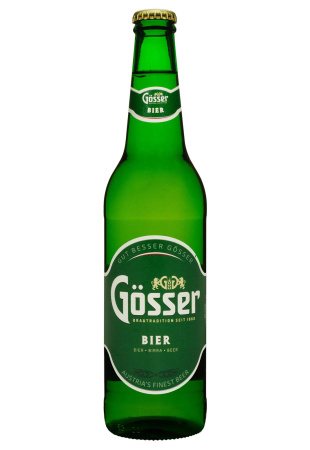 Пиво Gosser светлое фильтр. пастериз. стекло 0.5 л 