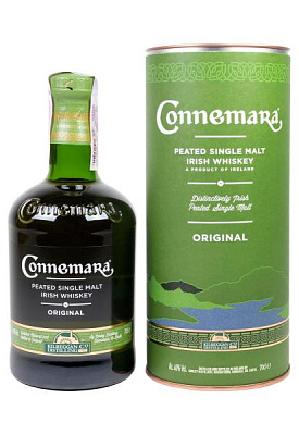 виски connemara original peated single malt в тубусе 0.7 л
