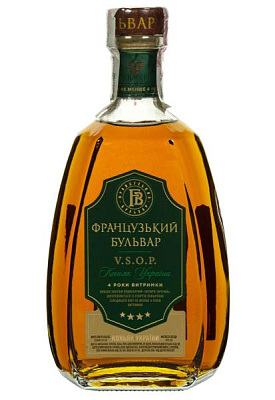 коньяк французский бульвар vsop 4 года 0.5 л 