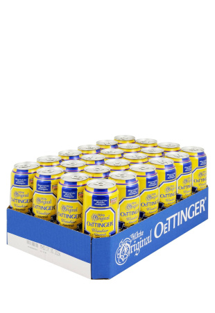Упаковка Пиво Oettinger Weissbier ( 4,9% светлое ж/б 0.5 л 24 шт )  фото Упаковка Пиво Oettinger Weissbier ( 4,9% светлое ж/б 0.5 л 24 шт )