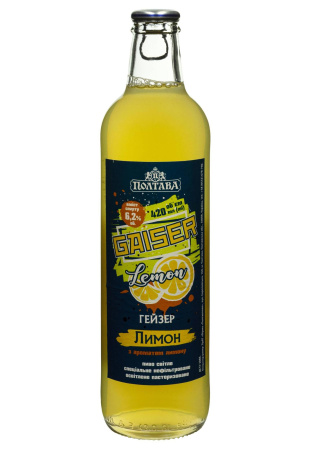 Пиво GAISER Lemon 6,2% светлое 0.42 л