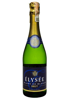 Elysee Blanc De Blancs Brut Біле Сухе 0.75 л elysee blanc de blancs brut белое сухое 0.75 л