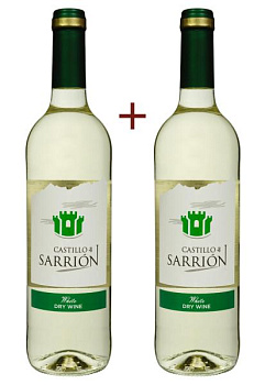 Набор вина Castillo de Sarrion Белое Сухое 0.75 (набор 2 х 0.75 л) набор вина castillo de sarrion белое сухое 0.75 (набор 2 х 0.75 л)