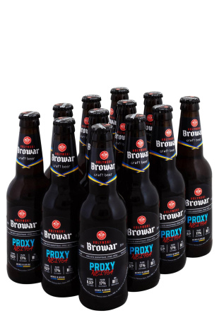 Упаковка Пиво Proxy ( 6,5% светлое н/ф 0.35 л 12 шт ) 